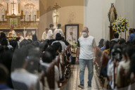 Pope Francis' Requiem Mass At Bandung Cathedral
