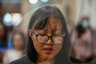 Pope Francis' Requiem Mass At Bandung Cathedral