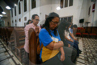 Pope Francis' Requiem Mass At Bandung Cathedral