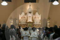Pope Francis' Requiem Mass At Bandung Cathedral
