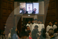 Pope Francis' Requiem Mass At Bandung Cathedral