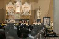 Pope Francis' Requiem Mass At Bandung Cathedral