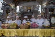 Galungan Day Prayers In Central Sulawesi