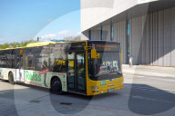 Local Bus Transport In The German City Of Ravensburg