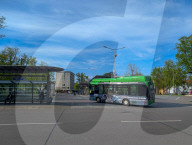 Local Bus Transport In The German City Of Ravensburg