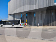 Local Bus Transport In The German City Of Ravensburg