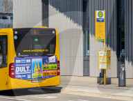 Local Bus Transport In The German City Of Ravensburg