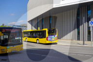 Local Bus Transport In The German City Of Ravensburg