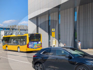 Local Bus Transport In The German City Of Ravensburg