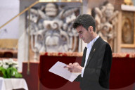 Translation Of The Coffin Of The Roman Pontiff Francis Into The Vatican Basilica 