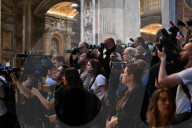 Translation Of The Coffin Of The Roman Pontiff Francis Into The Vatican Basilica 