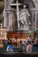 Translation Of The Coffin Of The Roman Pontiff Francis Into The Vatican Basilica 