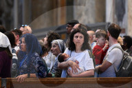 Translation Of The Coffin Of The Roman Pontiff Francis Into The Vatican Basilica 