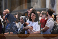 Translation Of The Coffin Of The Roman Pontiff Francis Into The Vatican Basilica 