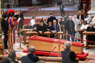 Translation Of The Coffin Of The Roman Pontiff Francis Into The Vatican Basilica 