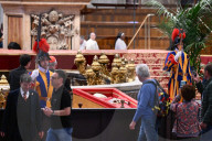 Translation Of The Coffin Of The Roman Pontiff Francis Into The Vatican Basilica 