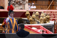 Translation Of The Coffin Of The Roman Pontiff Francis Into The Vatican Basilica 