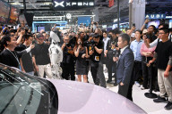 Xpeng Motors Booth at 2025 Shanghai Auto Show