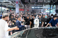 Xpeng Motors Booth at 2025 Shanghai Auto Show