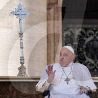 Pope Francis Greets Faithfull In St. Peter'S Square At The Vatican - April 6, 2025