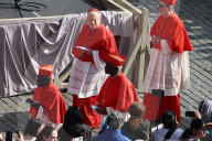 Pope Francis Coffin Transfer To Saint Peter's Square