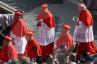 Pope Francis Coffin Transfer To Saint Peter's Square