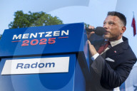Presidential Campaign Of Far-Rght Party Leader Slawomir Mentzen In Poland