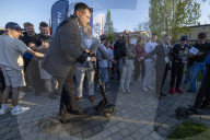 Presidential Campaign Of Far-Rght Party Leader Slawomir Mentzen In Poland