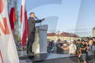 Presidential Campaign Of Far-Rght Party Leader Slawomir Mentzen In Poland