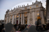 The Body Of Pope Francis Is At St. Peter's For The Homage Of The Faithful.