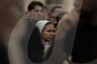 The Body Of Pope Francis Is At St. Peter's For The Homage Of The Faithful.