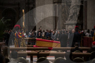 The Body Of Pope Francis Is At St. Peter's For The Homage Of The Faithful.