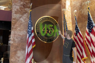 Climate Activist Spray Paints Presidential Plaque At Trump Tower