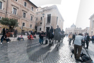 Faithful Gather At St. Peter's Square To Pay Respects To Pope Francis 