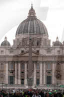 Faithful Gather At St. Peter's Square To Pay Respects To Pope Francis 