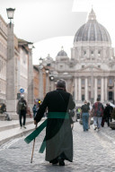 Faithful Gather At St. Peter's Square To Pay Respects To Pope Francis 