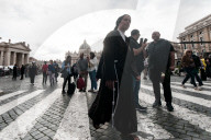 Faithful Gather At St. Peter's Square To Pay Respects To Pope Francis 