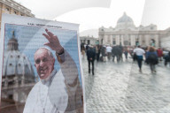 Faithful Gather At St. Peter's Square To Pay Respects To Pope Francis 