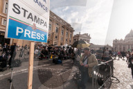 Faithful Gather At St. Peter's Square To Pay Respects To Pope Francis 