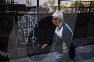 Retirees' Demonstration And Mobilization From The Argentine National Congress To Plaza De Mayo