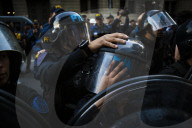 Retirees' Demonstration And Mobilization From The Argentine National Congress To Plaza De Mayo