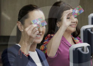 Claudia Sheinbaum, President Of Mexico, And Clara Brugada, Head Of Government Of Mexico City, Reopen The Modernization Of The Cuauhtémoc-Chapultepec STCMetro Section