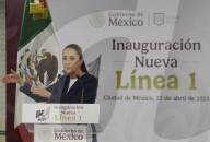Claudia Sheinbaum, President Of Mexico, And Clara Brugada, Head Of Government Of Mexico City, Reopen The Modernization Of The Cuauhtémoc-Chapultepec STCMetro Section