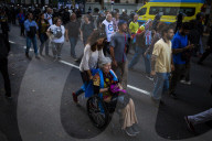 Retirees' Demonstration And Mobilization From The Argentine National Congress To Plaza De Mayo