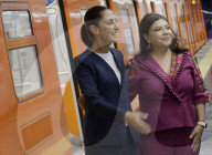 Claudia Sheinbaum, President Of Mexico, And Clara Brugada, Head Of Government Of Mexico City, Reopen The Modernization Of The Cuauhtémoc-Chapultepec STCMetro Section