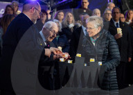 Yom HaShoah UK - Jewish Community’s 80th Anniversary National Holocaust Commemoration at Victoria Tower Gardens  Westminster, London, UK. 
23rd April 2025