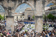 "Madonna Che Scappa" Easter Celebration In Sulmona, Italy