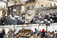 "Madonna Che Scappa" Easter Celebration In Sulmona, Italy