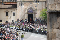 "Madonna Che Scappa" Easter Celebration In Sulmona, Italy