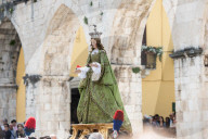 "Madonna Che Scappa" Easter Celebration In Sulmona, Italy